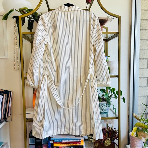 NWT GANT RUGGER Coat (Offwhite Pinstripe) - Picture 6 of 14